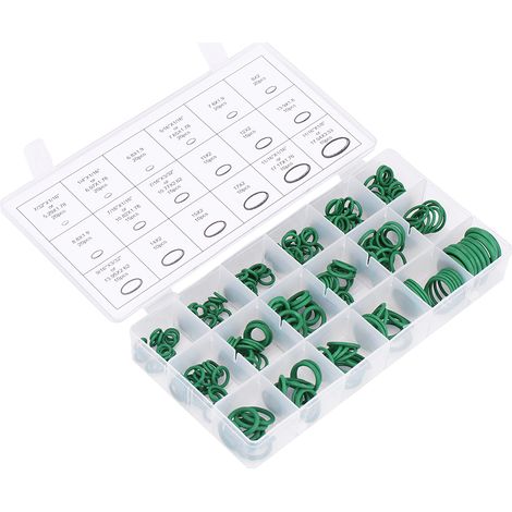 Joints toriques pour compresseur de climatisation automobile, 18 joints, 270 pièces (vert) (1/4)