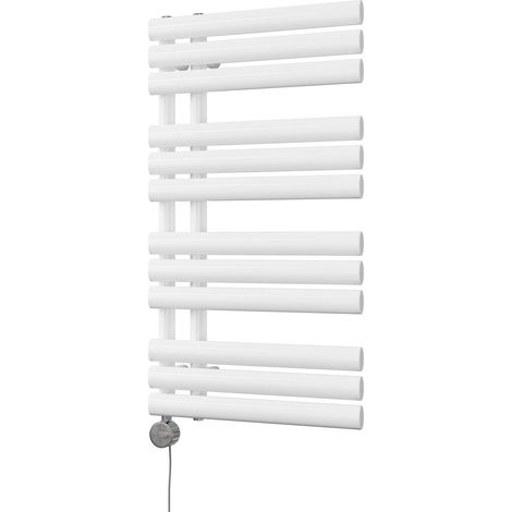 Percival - White Electric Towel Rail H884mm x W500mm 400w Thermostatic (1/3)