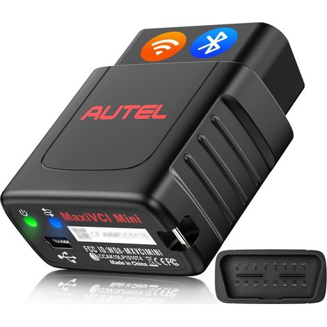 MaxiVCI VCI Mini Wireless Diagnostic Interface, Works with MaxiCOM Scanner MK808BT Pro MP808BT Pro MK808S-TS MX808S-TS MP808S-TS MK808TS MP808TS, 2026 Wireless Vehicle Dongle (1/5)