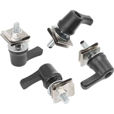 Kit bulloni e dadi di bloccaggio per leva borse laterali moto Touring Dyna CVO Road Glide Breakout Deluxe