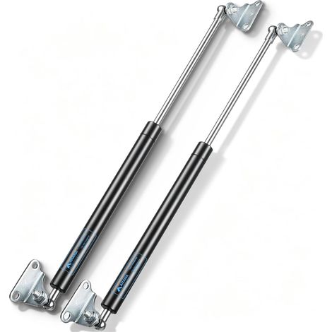 Lot de 2 500MM 200N verin a gaz avec Supports en L pour trappe lourde (1/5)