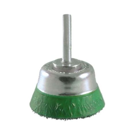 OSBORN - Brosse coupe, fil acier laitonné ondulé enrobé avec tige de 6 mm - 930 821-7002
