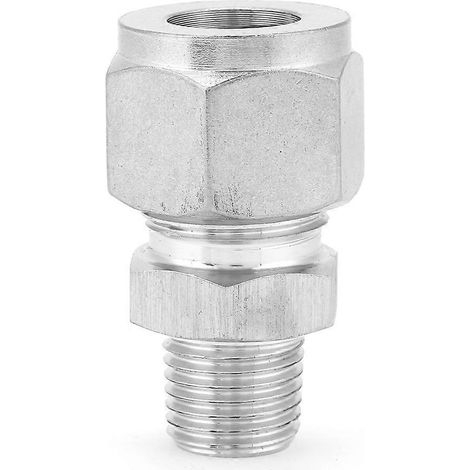 Edelstahl SS304 Rohrverschraubung 1/4NPT Außengewindeanschluss für Wasser, Öl, Gas (1/4-12)