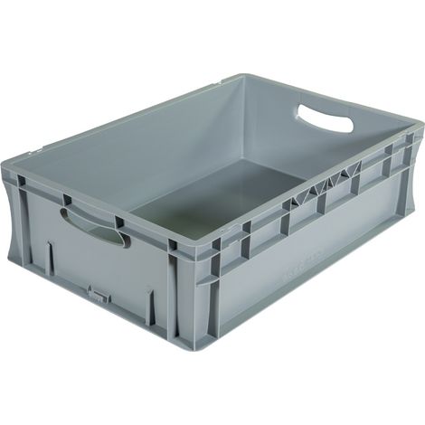 Bac palettisable norme Europe - Poignées ouvertes - 600x400x170 mm - 34 litres - 5000168