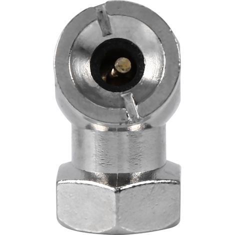 Valve gonfleur pneu voiture embout air chuck clip verrouillage bille caoutchouc