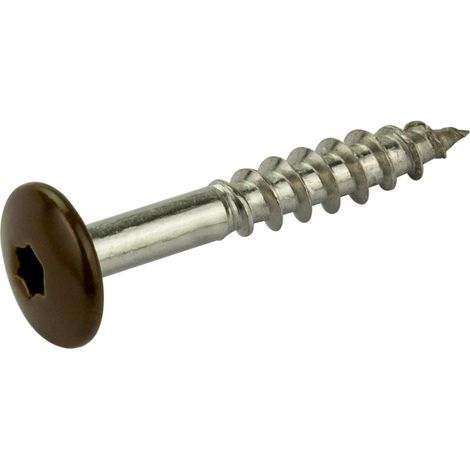 Fassadenschrauben 5,5x35 mm Edelstahl Bauschrauben 100 Stk.