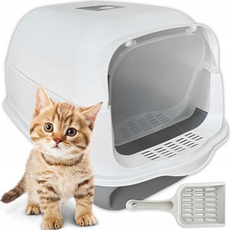 LETTIERA PER GATTI DI GRANDI DIMENSIONI CON FILTRO, TAGLIALETTINI, INTEGRATA, RESISTENTE