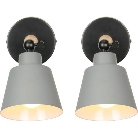 Stück moderne, kreative, minimalistische Wandleuchten aus Schmiedeeisen im Retro-Industrie-Stil für Schlafzimmer/Bar, für den Innen- und Außenbereich
