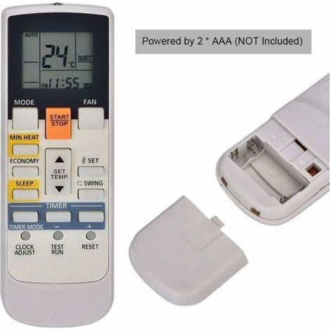 Télécommande climatiseur Fujitsu – distance 8m – ABS (1/4)