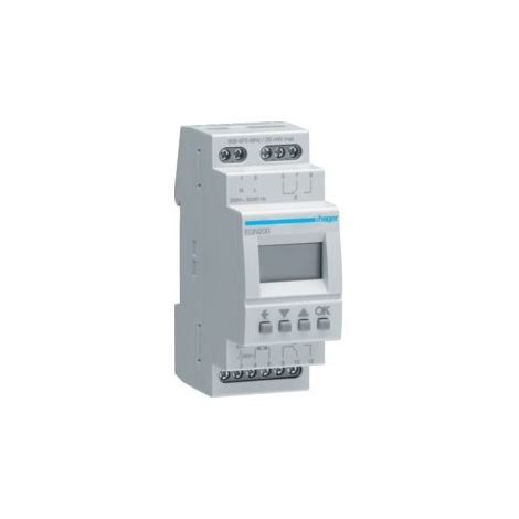 Hager EGN200 programador digital gris Bluetooth