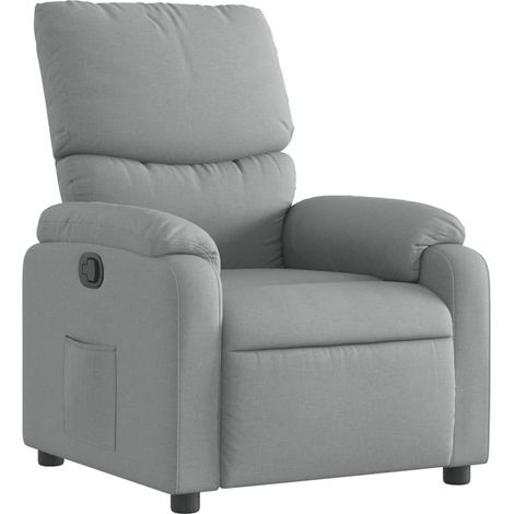Maison Exclusive - Relaxsessel Hellgrau Stoff