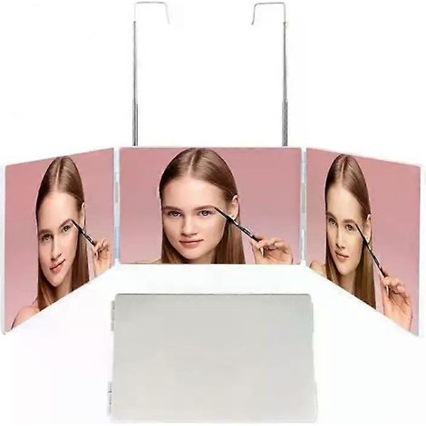 Nouveau miroir réglable à 3 volets, miroir de coiffure pliable, outil de coiffure à faire soi-même (1/4)