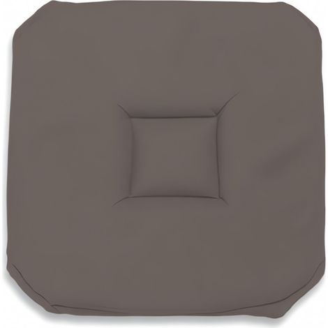 Dessus de chaise gobelin 40x40X3 cm ALIX moka, par Soleil d'ocre