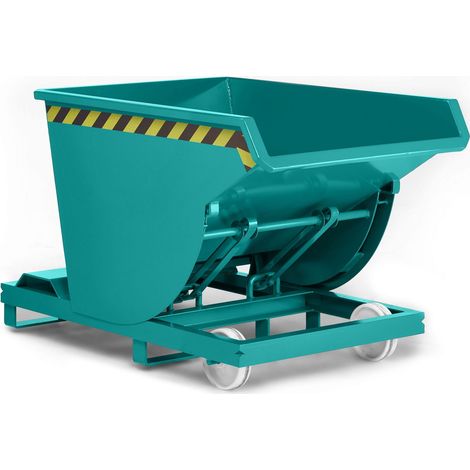 R+R Industrietechnik Selbstkipper Typ RSK-30 830x1350x810mm 300dm³ RAL 5018 Türkisblau