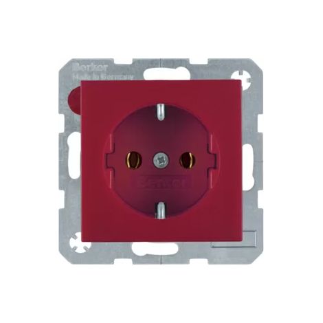 Berker Schuko-Steckdose rt 1-fach 47431912 (1/2)