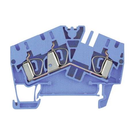 Bloc de jonction de passage Weidmüller ZDU 4-2/3AN BL 1770860000-1 bleu 1 pc(s) D11659 (1/2)