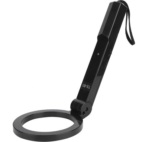Rilevatore di metalli portatile, rilevatore di metalli professionale per adulti e bambini con vibrazione, luce LED, allarme acustico, leggero e a batteria