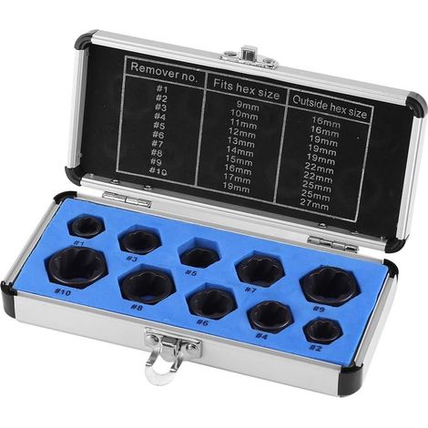 Kit d'extracteur d'écrous - 10 pièces pour boulons endommagés (1/5)