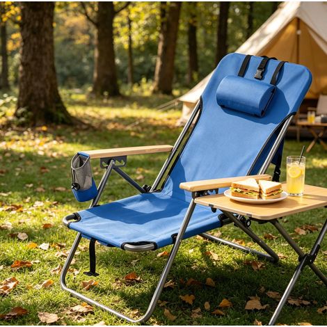 fauteuil salon pliable dossier réglable 4 positions HAVRYA (1/5)