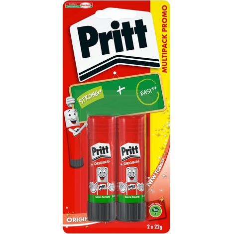 Henkel pritt bâton de colle taille moyenne 22g 2pcs - 1445001