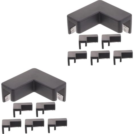 Lot de 12 garde-corner anti-collision en silicone pour aquariums, sécurité pour bords de réservoir (1/5)