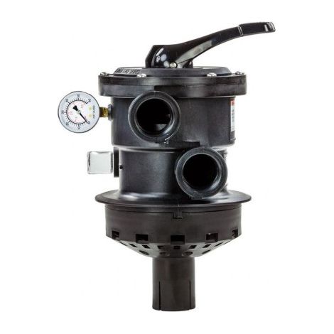 Hayward – Vanne papillon 6 voies SP0714TE – Raccord 1 1/2 – Remplacement pour filtres S0166T/S0210T/S0244T – Usage professionnel