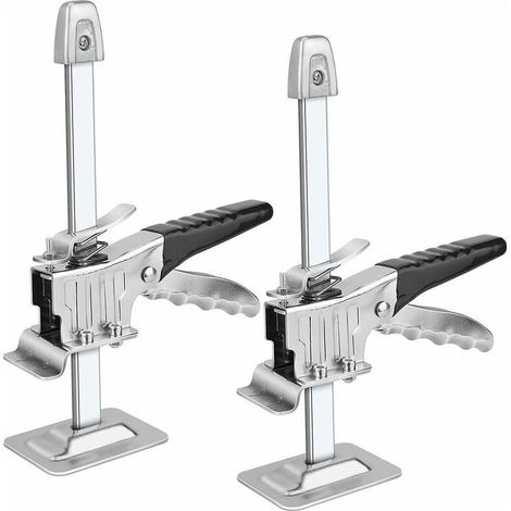Kaelt - Aougo – Lève-plaques manuel 180 kg – Acier inoxydable – Design antidérapant pour contrôle précis – Outil de levage pour portes et fenêtres (1/5)