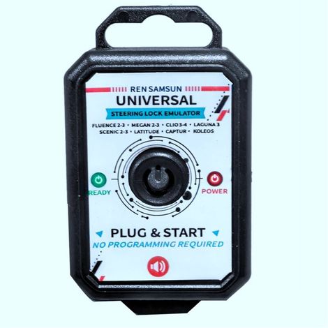 Émulateur Verrouillage Direction - Pour Système ESL ELV Renault - Plug and Start Sans Codage - Compatible REN 2/3/4/Fluence/Scenic/Captur - 1 Pièce