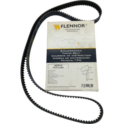 4351v flennor cinghia distribuzione denti: 193 x 24 mm (1/4)
