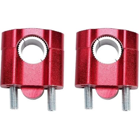 Adaptador de abrazadera de montaje para elevadores de manillar de aluminio mecanizado para Pit Dirt Bike, moto de carreras, enduro y supermoto. (1/5)