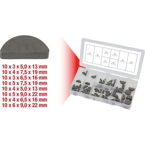 KS Tools Sortiment Federkeile, 80-tlg (1/5)