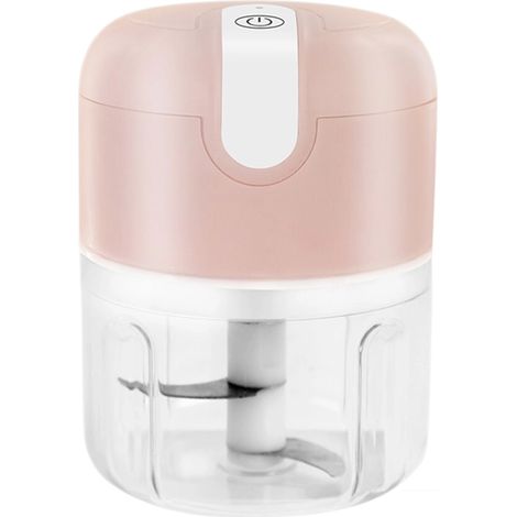 Mini coupe-ail électrique, hachoir électrique portable rechargeable USB 250 ml, mini robot culinaire sans fil (1/5)