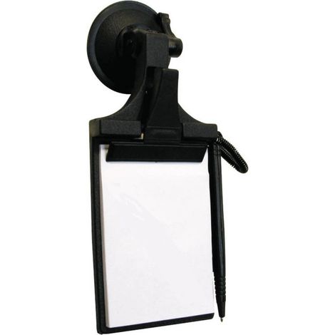 HP Autozubehör 19110 Portablocco portadocumenti 220 mm x 95 mm x 45 mm con ventosa, per parabrezza anteriore