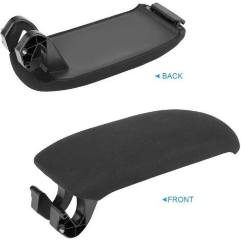 Couvercle de l'accoudoir de console centrale en tissu noir pour Audi A3 8P / A5 2003-2013 8P0864245P (1/4)
