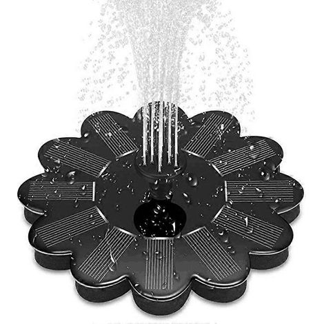Fontaines solaires, fontaines solaires pour abreuvoirs d'oiseaux, jeux d'eau solaires pour jardin, jeux d'eau flottants pour bassins extérieurs (1/5)