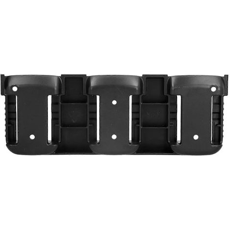 Support de batterie à 3 trous, boîtier ABS avec boucle, matériel de montage de batterie pour Milwaukee