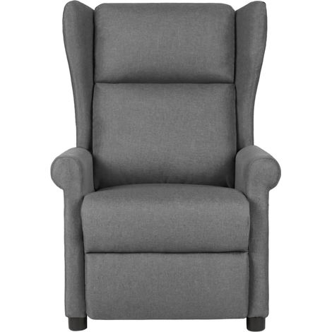 Maison Exclusive - Relaxsessel Hellgrau Stoff (1/5)