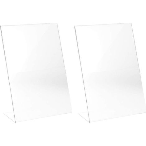 Porte-affiches transparents en acrylique (lot de 6) (1/5)