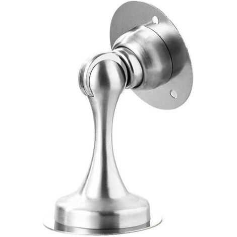 2pcs Butoir de Porte Magnétique en Acier Inoxydable Butées Arrêts de Porte Door Stoppers pour Montage Mural ou au Sol (1/5)
