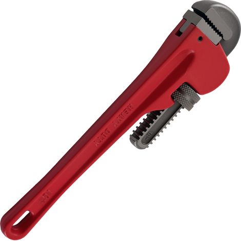 10" 250mm Heavy Duty CRV Pipe Wrench Plumber Engineer Adjustable Tool (1/5)