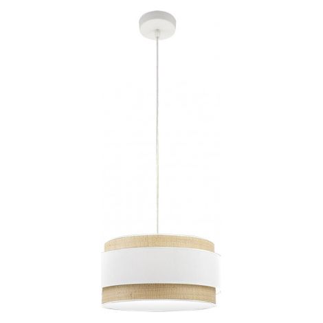 Colgante Kandy 1xe27 Natural/blanco Regx40x40 Cm