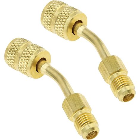 Stück R410a Schwenkadapter für Mini-Split-Klimaanlagen, HLK mit 5/16"-Schnellkupplung (Innengewinde) auf 6,35-mm-Außengewinde (1/5)