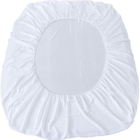 Wasserdichter Matratzenschoner 140 x 200 cm, Bezug aus Bambusfaser, atmungsaktiv, hypoallergen, milbenhemmend, antibakteriell, ultraweich (1/4)