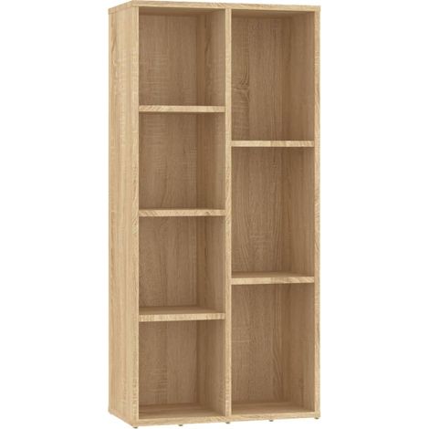Estantería madera contrachapada color roble Sonoma 50x25x106cm vidaXL