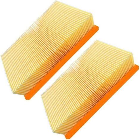 Lot de 2 filtres à air à cartouche pour aspirateurs eau et poussière Karcher NT 25/1 35/1 45/1 55/1 NT361 ECO NT561 ECO NT611 ECO TACT+Te, remplacement résistant à l'huile (1/4)