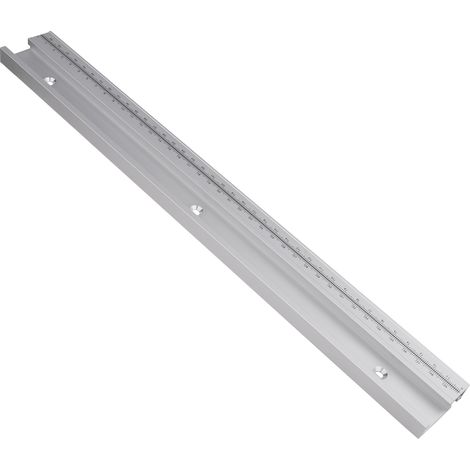 Carril en T para trabajos de carpintería con escalera, carril ranurado en T de aluminio, plantilla para sierra circular. (1/3)