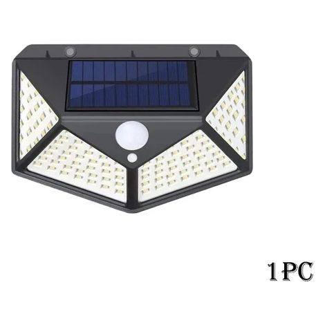 (Noir, 1 pièce) Lot de 12 lampes solaires d'extérieur sans fil avec détecteur de mouvement, étanches et sécurisées, compatibles avec les murs extérieurs et les jardins. (1/5)