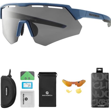 Gafas de ciclismo, lentes polarizadas, montura ligera, SP2462 (1/2)