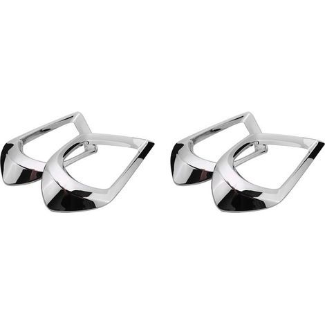 4x pour Forester SJ 2014 2015 2016 Chrome Lampe Antibrouillard Avant Pare-Chocs Antibrouillard Couverture Garniture Cadre Voiture Style Moulage (1/2)