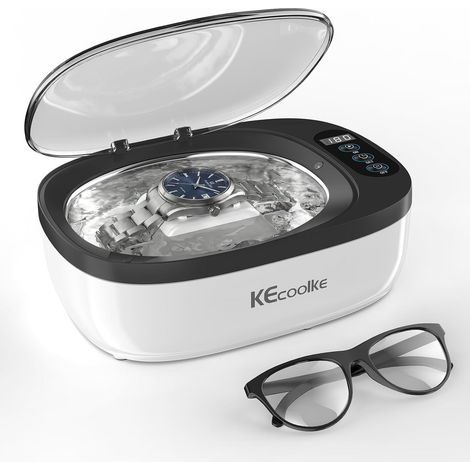 Nettoyeur ultrasons 750mL bac a ultrason ultrasonic cleaner nettoyant lunettes de vue bijoux argen bagues Anneau appareil dentaire Montres Panier et Support (1/5)